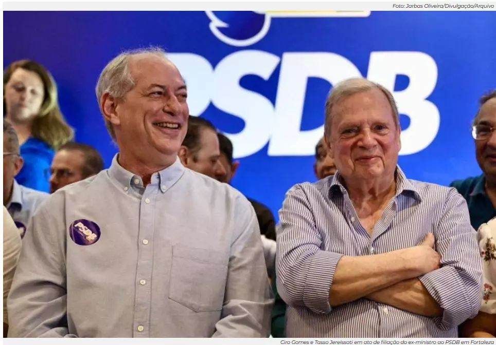 ‘Pelo Brasil eu morro, mas pelo Ceará eu mato’, diz Ciro Gomes ao se filiar ao PSDB